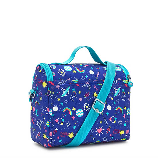 Kipling New Kichirou Printed Lunch Bag Vesker Blå | NO 1058YX